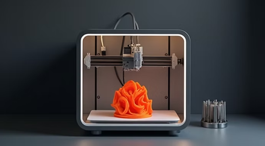 Moderná 3D tlačiareň v akcii